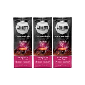 Gemahlener Kaffee Bialetti · Macinato Universale - Pregiato · 3 Packungen