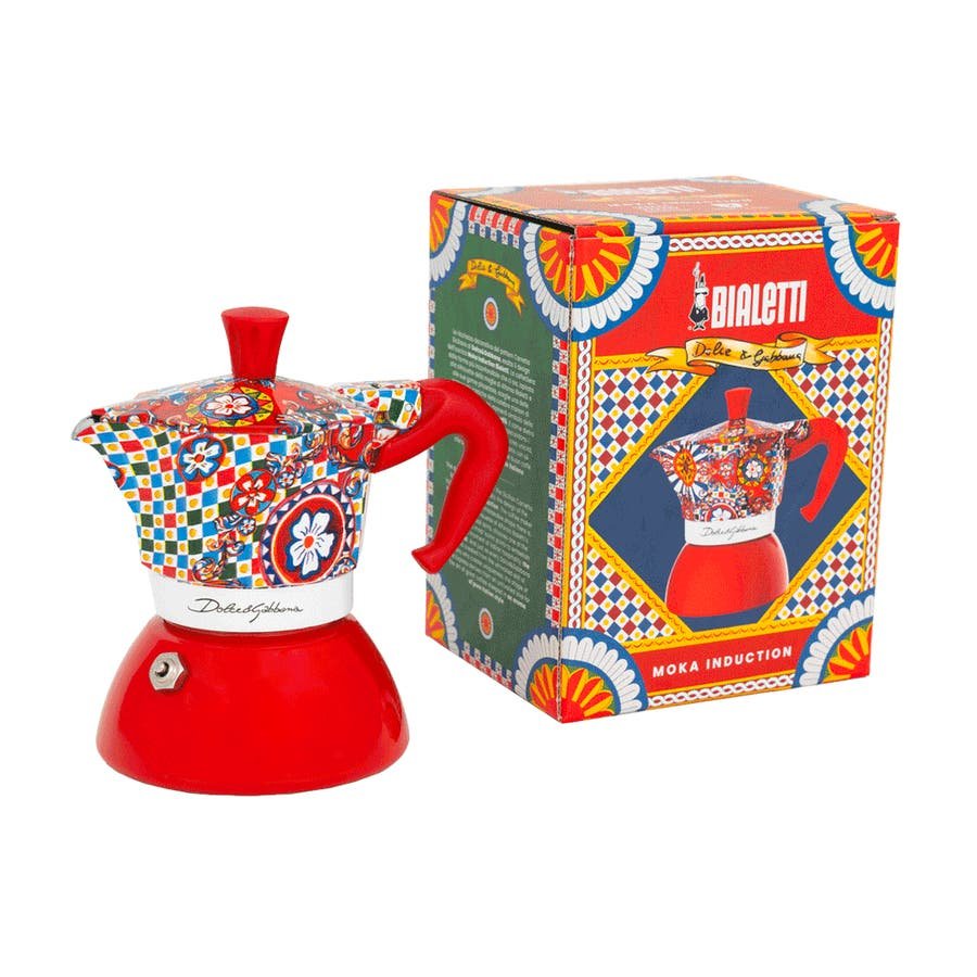 Moka Induction Bialetti Dolce&Gabbana Carretto Siciliano