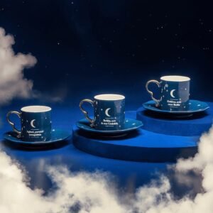 Tasse mit Buchstabe - Cielo Stellato